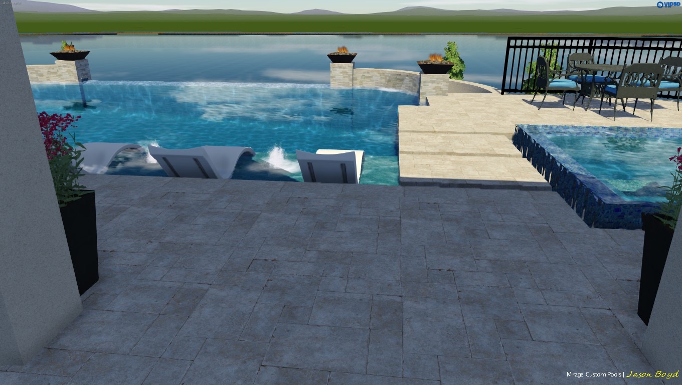 Luxury pool in Conroe